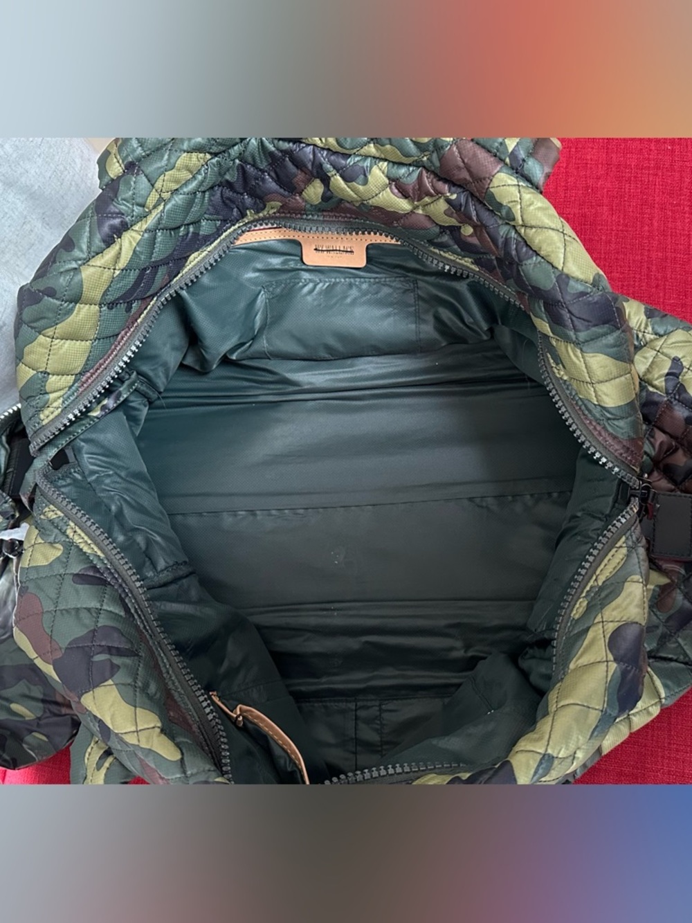 MZ WALLACE Jim Travel Bag Camo - Picture 8 of 12